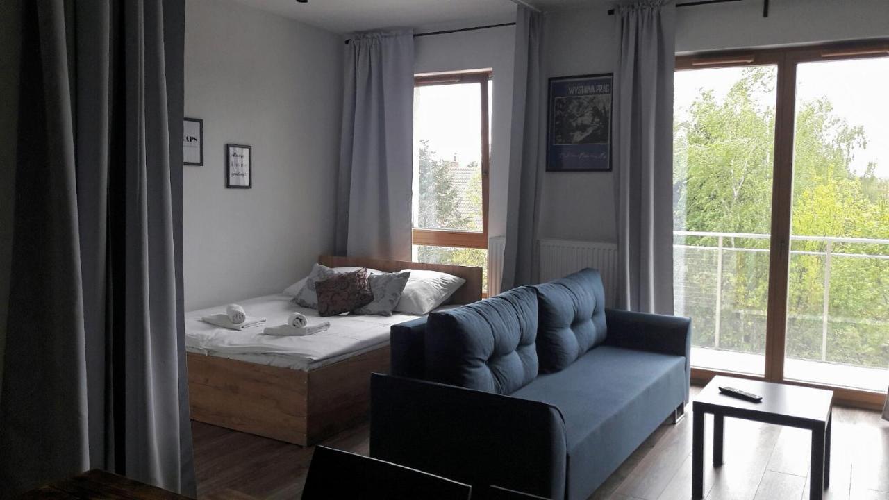 Silver Apartment In Wilanow Warschau Exterior foto